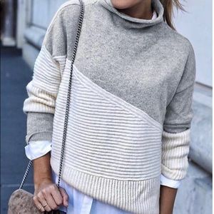 Viegal trendy block sweater